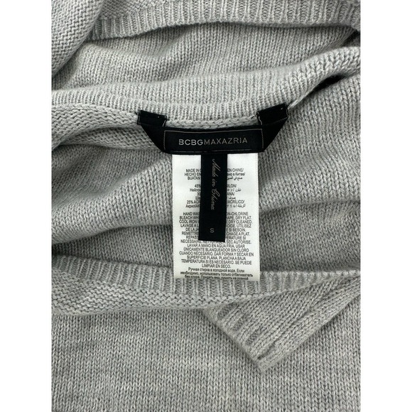 BCBGmaxazria Melodi Color-Blocked Asymmetrical Pullover sweater size S - Picture 9 of 10